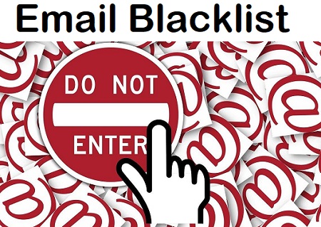 email blacklist (blocking) for EXIM